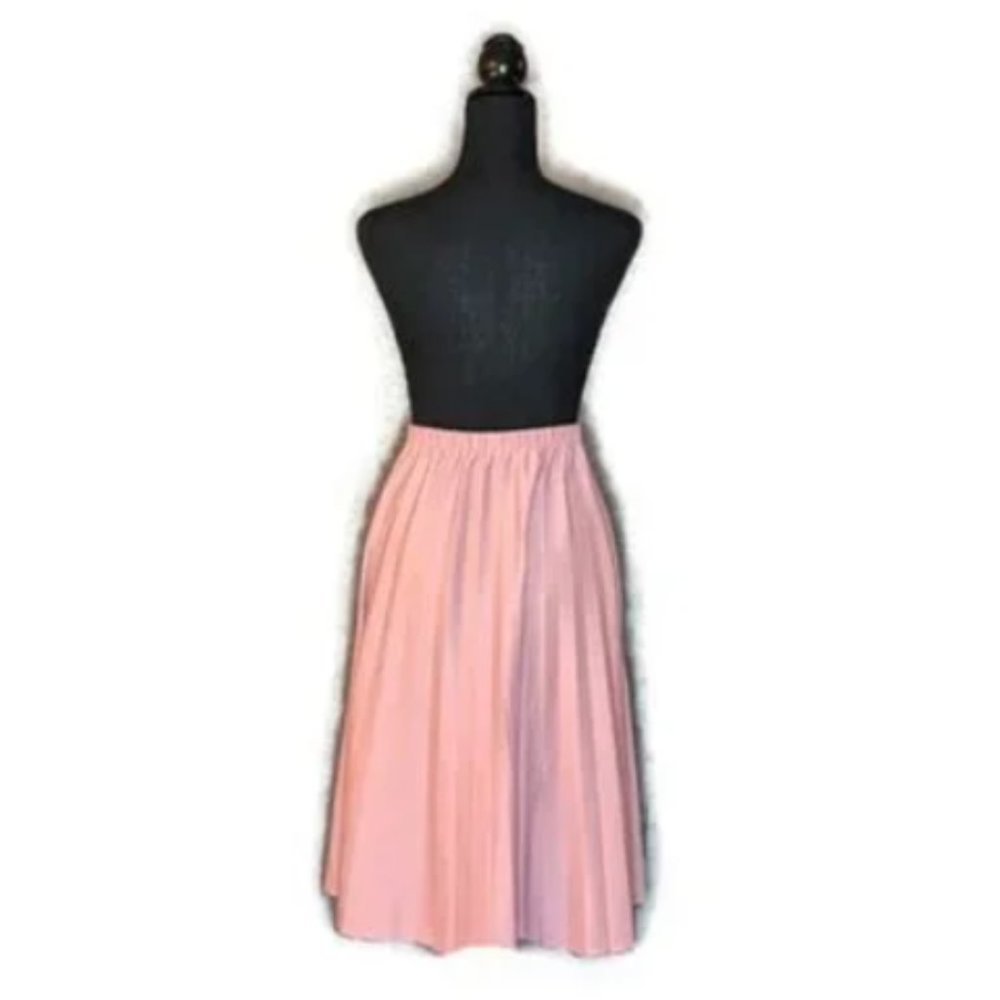 Blair Warren Solid Pink Skirt